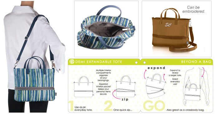 beyond a bag - expandable tote