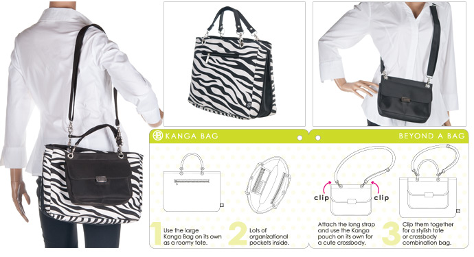 kanga bag - 1 bag + 4 great looks